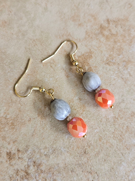 Pumpkin earrings